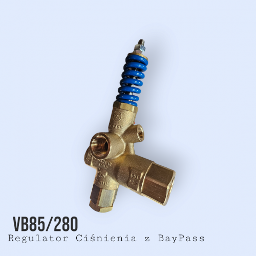 Regulator ciśnienia PA VB 85/280 RV bay-pass - z wyjściem na manometr