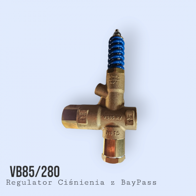 Regulator ciśnienia PA VB 85/280 RV bay-pass - z wyjściem na manometr