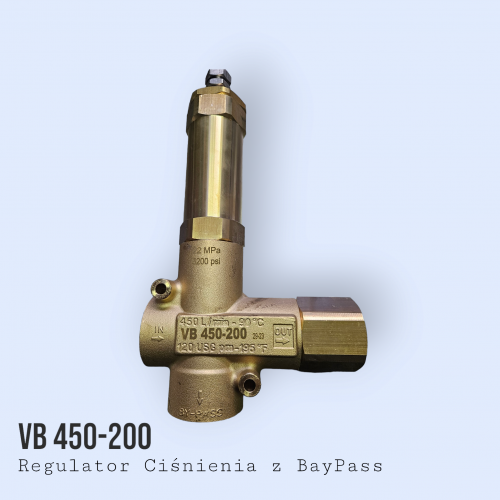 Regulator Ciśnienia z Bay-Pass PA VB 450/200