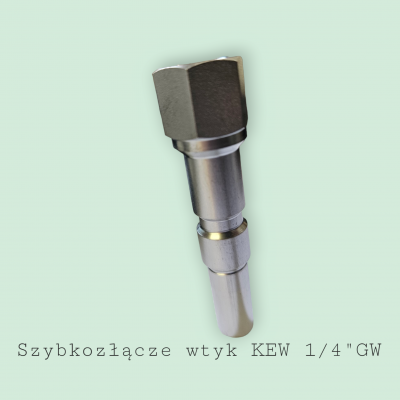 Szybkozłącze wtyka typu KEW 1/4”GW