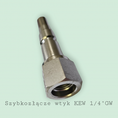 Szybkozłącze wtyka typu KEW 1/4”GW