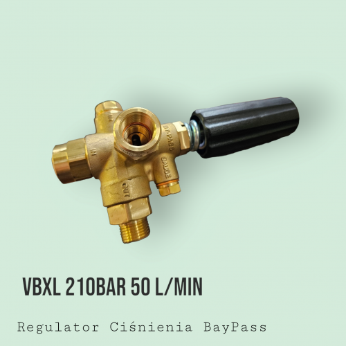 Regulator Ciśnienia VBXL 210bar 50 l/min BayPass HAWK